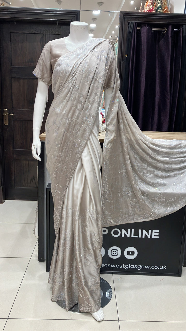 Embroidered & Embellished Saree and blouse SR24