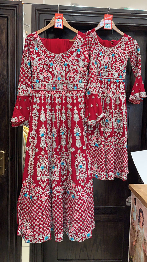 Girls Embroidered & Embellished dress K602A