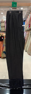 Black Embroidered trousers TS208