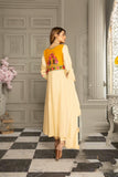 Embroidered & Embellished frock style 3pc suit JC03