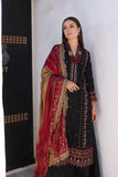 NOOR LUXURY CHIKAN KARI UNSTITCHED NLCL23-Black-11-B