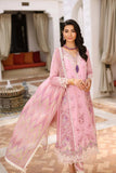 NOOR LUXURY CHIKAN KARI UNSTITCHED NLCL23-Pink-D9-B