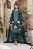 Green Embroidered Linen 3 piece suit 51B